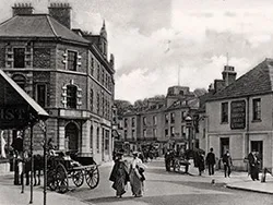 Click to view image Swanage Square and Lower High Street 1880s