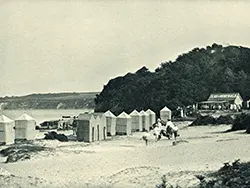 Click to view image Studland Middle Beach Cafe and Bathing Tents