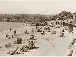 Swanage Beach 1930's - Ref: VS1895