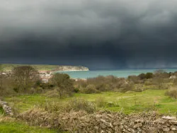 Click to view image Storms over Swanage