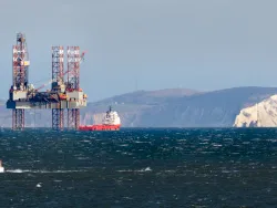 Click to view image Temporary Exploration Oil Platform