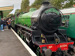 Click to view image 61306 Mayflower Steam train at Swanage