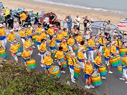 Swanage Carnival Procession 2025 Drummers - Ref: VS2567