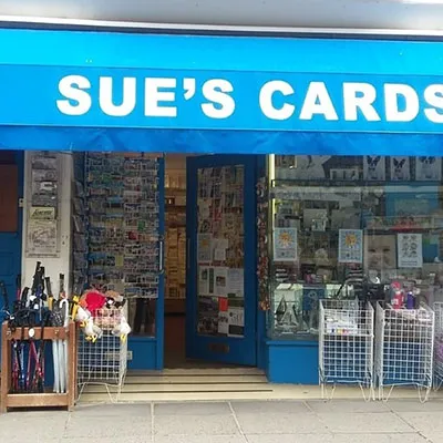 Sue's Cards logo 