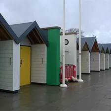 Beach huts