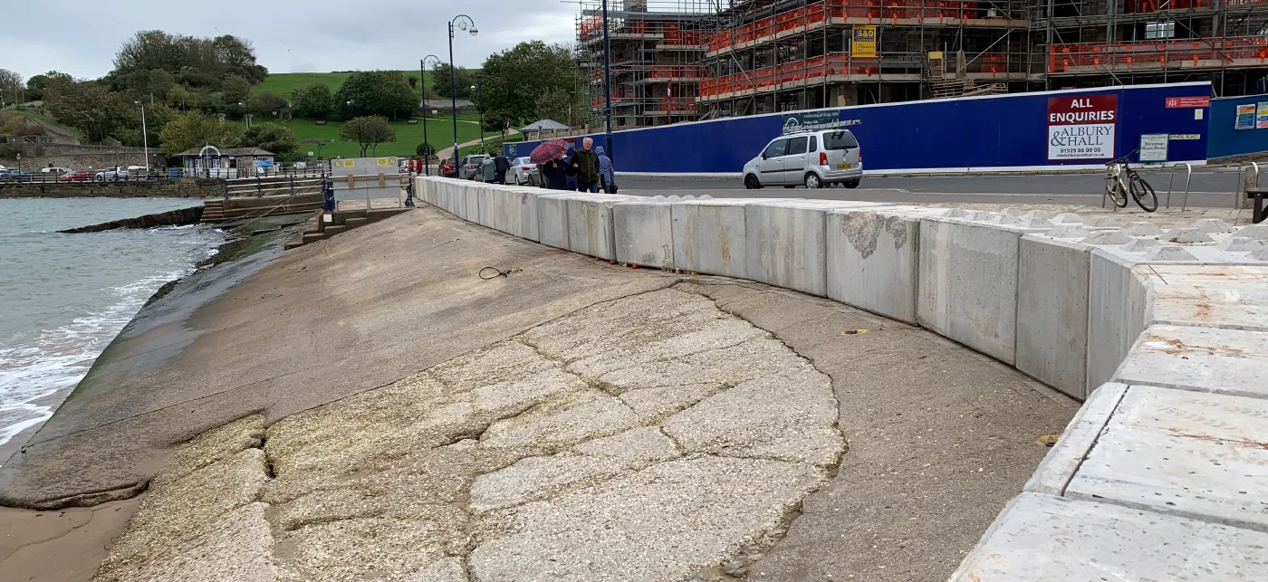 Lower high street sea defences