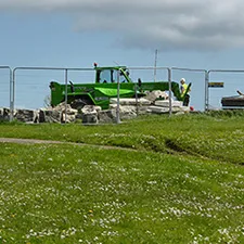 Work on the seafront