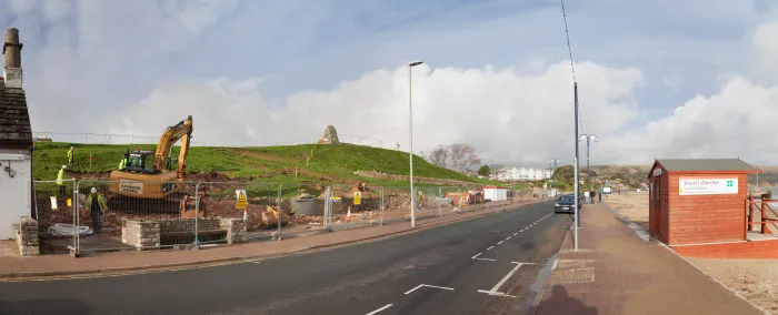 Work on the seafront