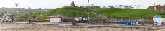 Work on the seafront