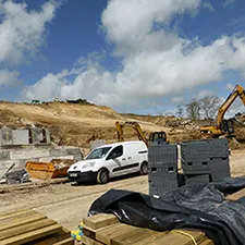 Work on the seafront