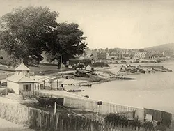 Click to view image Pier Entrance and Boats