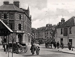 Swanage Square and Lower High Street 1880s in the Virtual Swanage Gallery