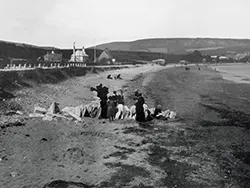 Click to view image On the wide beach at Swanage