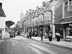 Click to view image Station Road in the late 1800s