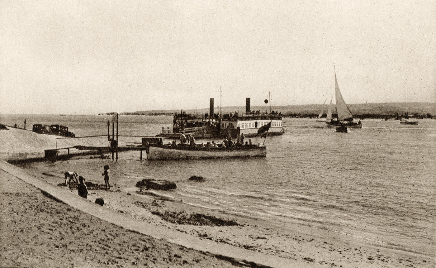 Sandbanks Ferry in the 1900s