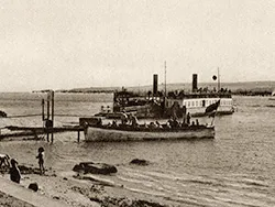 Click to view image Sandbanks Ferry in the 1900s