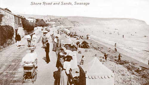 Shore Road and Swanage Beach