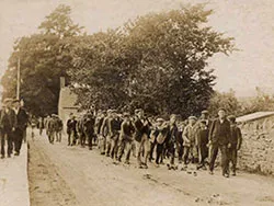 Click to view image Procession at Newton 1904