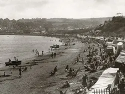 Click to view image Looking South along the beach
