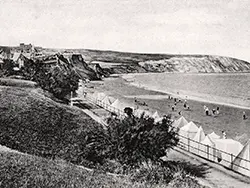 Click to view image Bathing Tents on the beach