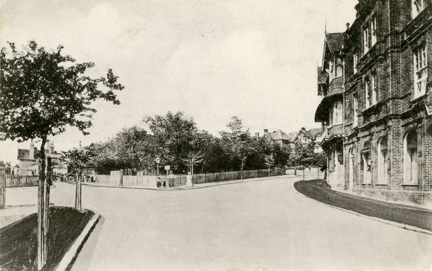 Station Road and Railway Station in 1908