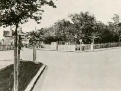 Click to view image Station Road and Railway Station in 1908