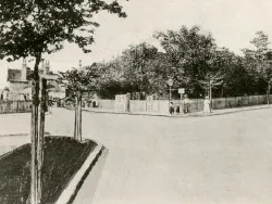 Station Road and Railway Station in 1908 - Ref: VS2016