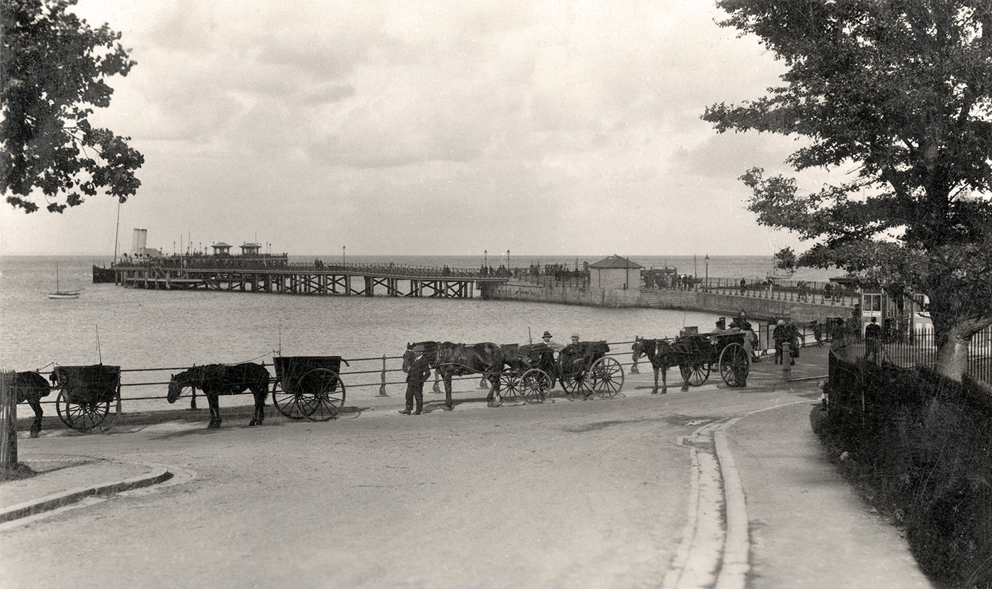 Horses at the Pier