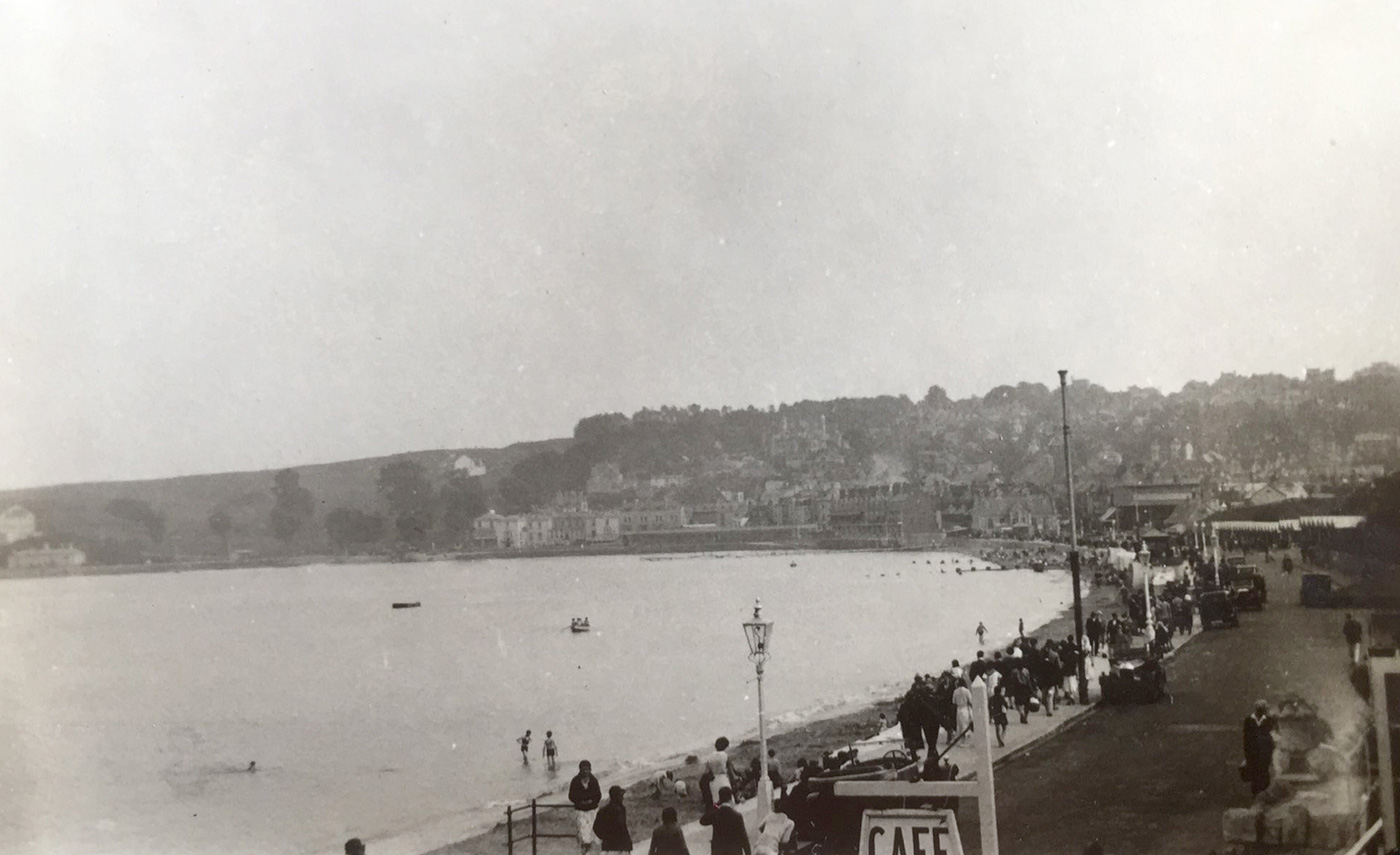 Shore Road and Beach in 1920