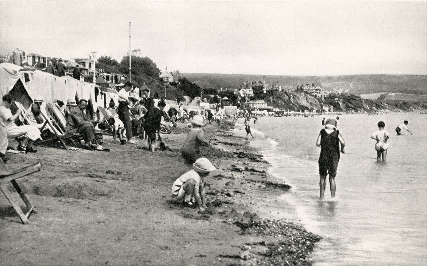Children enjoying the beach