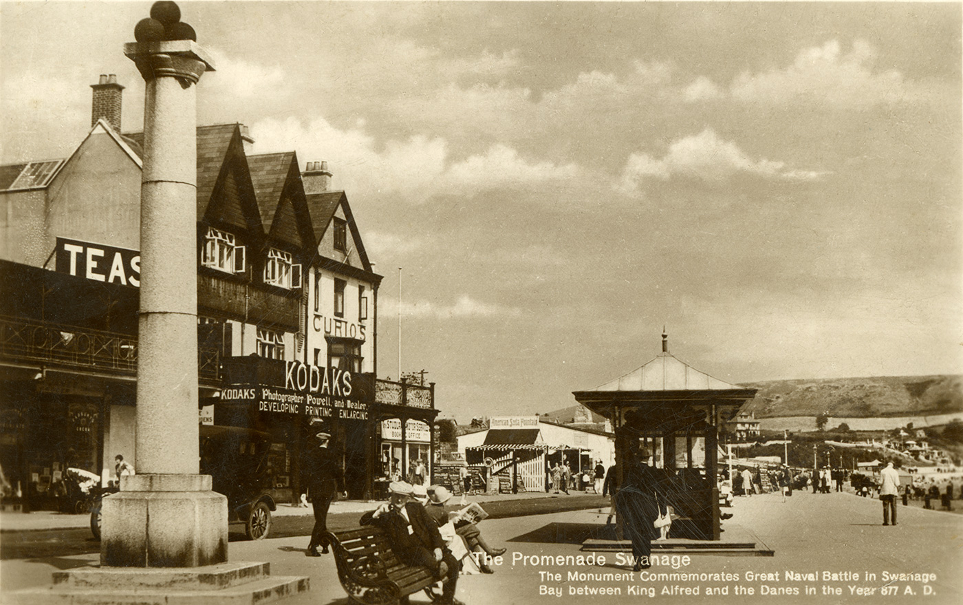 The Promenade Swanage 1920s