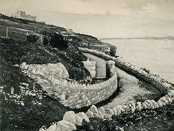 Click to view image Entrance to Tilly Whim Caves at Durlston