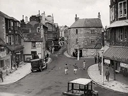 Click to view image Looking West up the High Street from the Square