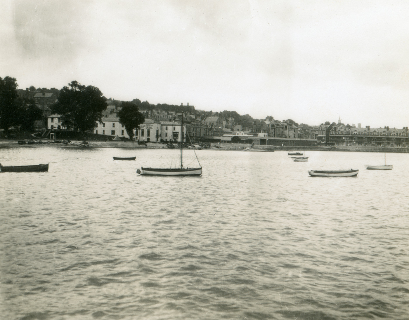 Boats in Swanage Bay