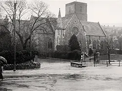 Church Hill flooding in 1926 - Ref: VS2390