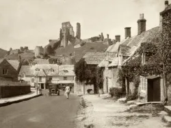 Click to view image Corfe Castle Village