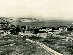 Click to view image Swanage from Townsend Road in the 1930s