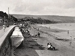 Click to view image Bathing Huts on the Beach