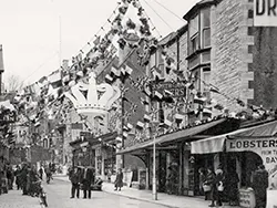 Click to view image High Street Flags for Coronation of George VI