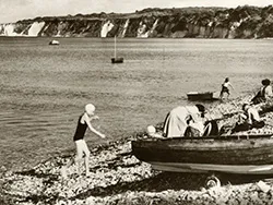 Click to view image Studland Beach and Old Harry Rocks