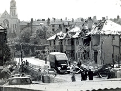 Click to view Springfield Road Bomb Damage