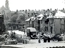Click to view image Springfield Road Bomb Damage