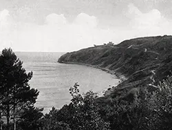 Click to view image Durlston Bay and old Cliff Path