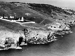 Click to view image The Lighthouse and Durlston from above