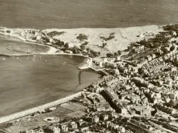 Swanage Town Center from the air - Ref: VS2000