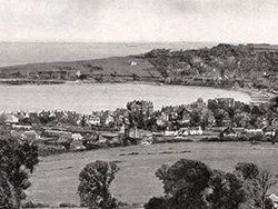 Click to view image Across Swanage from Ballard Down