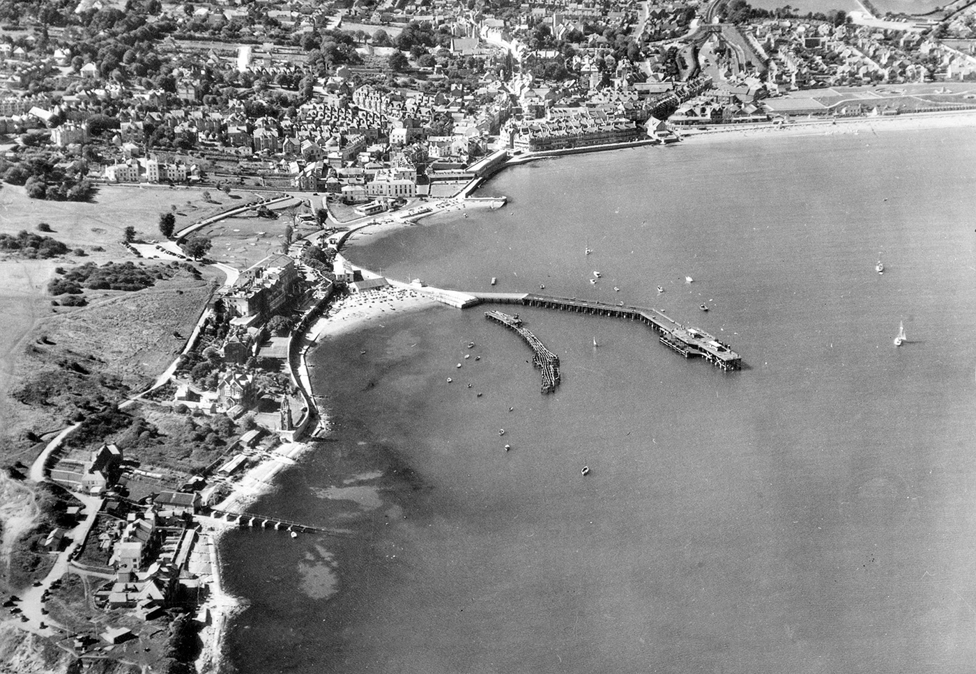Swanage from above Peveril Point
