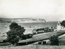Click to view image The Downs and Pier with Paddle Steamers