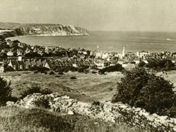 Swanage from above the Townsend Stone Quarries - Ref: VS2266