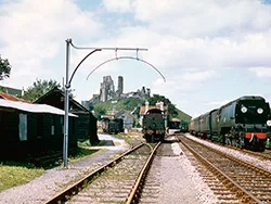 Click to view image Corfe Castle station in 1956